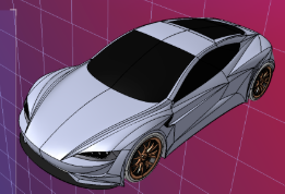 Tesla Roadster˹늄(dng)܇(jin)ģ3DD STEPʽ