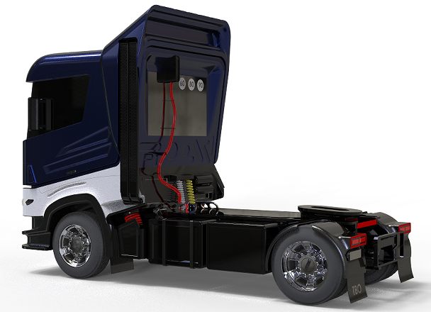 Truck TBO T9܇^3DģD STEPʽ