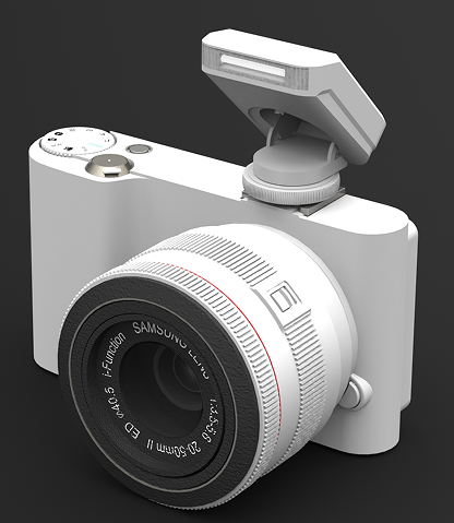 Samsung NX1000(sh)aC(j)3D(sh)ģD SolidworksO(sh)Ӌ(j)
