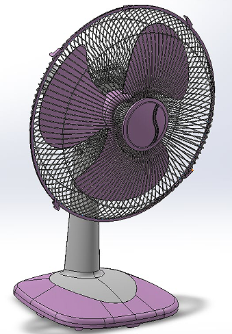 Desk Fan ModelsСL(fng)3D(sh)ģD step x_tʽ