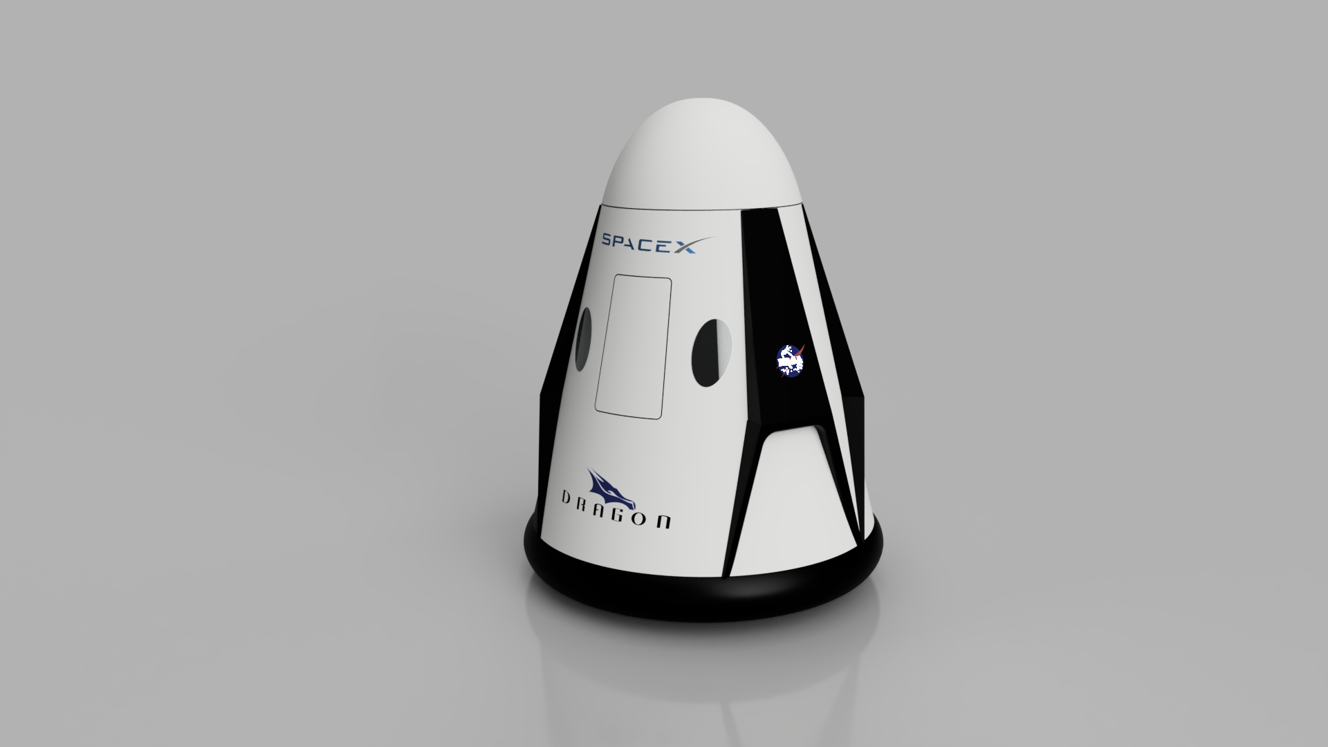 SpaceX Crew Dragonw3DD STEP f3dʽ