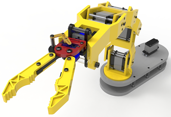 Artificial Robotic Arm˹Cе3D(sh)ģD STEPʽ