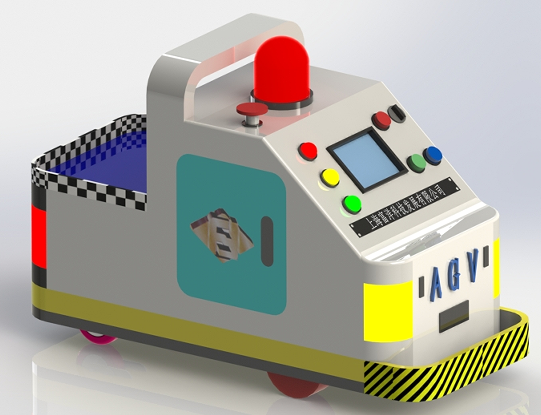 ʽAGVС܇3Dģ͈D SolidworksO(sh)Ӌ(j)