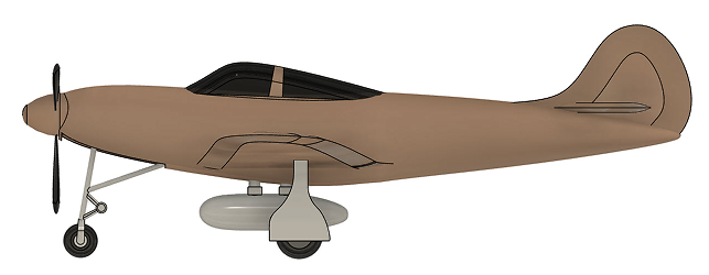 Bell Pһ39Q Airacobrawߑ𶷙Cģ3DD STEP STLʽ