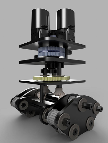 Tank Track Swerve܉DC3DģD STEPʽ