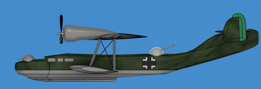 Dornier Do 24ˮꑃwCģ3DD STEP STLʽ