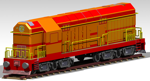 railwayӡȃ(ni)ȼC܇3D(sh)ģD CATIAO(sh)Ӌ