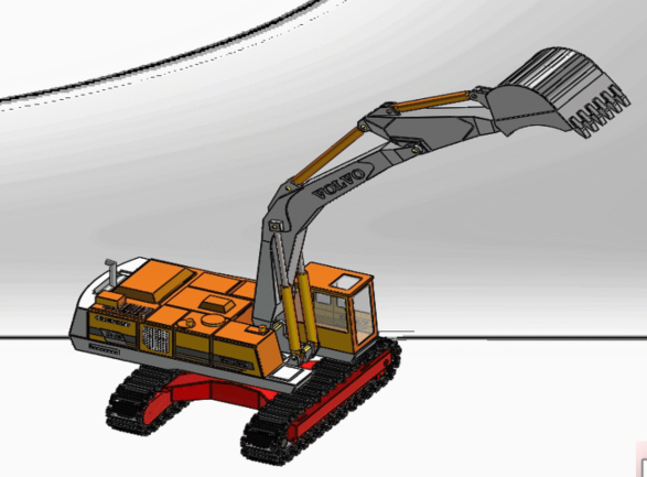 Volvo Excavator EC650ھCģ3DDӮ SolidworksOӋ
