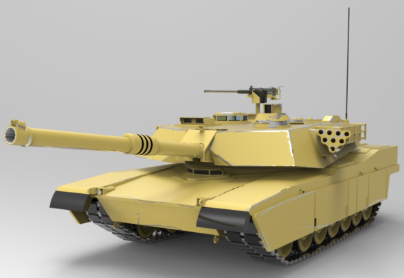 M1 Abramsķ˹̹˺(jin)ģ3DD SolidworksO(sh)Ӌ(j)