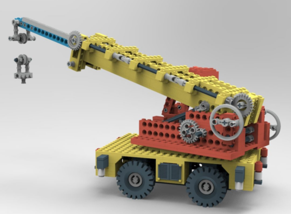 855̖Mobile CraneƄؙCƴbģ3DD SolidworksO(sh)Ӌ STEP