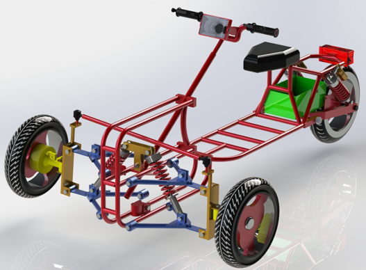 Electric Trike늄݆܇ܽY3DD SolidworksOӋ