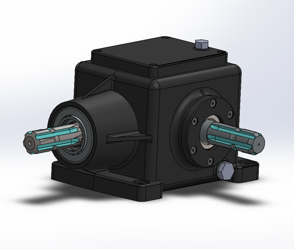 Bevel Gear BoxFX݆3D(sh)ģD SolidworksOӋ