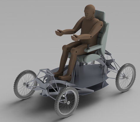 Electric wheelchair늄݆εױPY(ji)(gu)O(sh)Ӌ3DD SolidworksO(sh)Ӌ