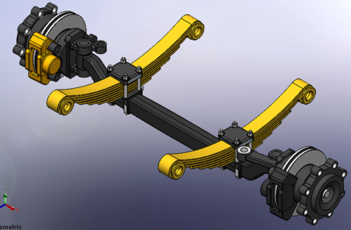 Front Axle Truckǰ܇3DģD SolidworksOӋ IGS