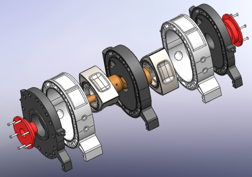 Model of a Wankel EngineˠDӰlәC3DģD STEPʽ