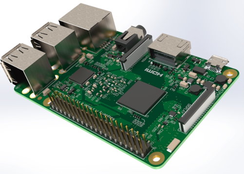 Raspberry Pi 3ݮ3_l3DģD SolidworksOӋ STEP