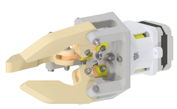 Three finger gripperָAAצ3DģD STPʽ