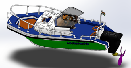 boat 19cmСͧģ3Dģ͈D SolidworksOӋ