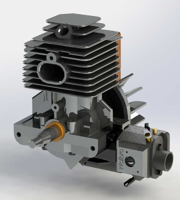 Twoһstroke engine_̰lәCY3DD SolidworksOӋ