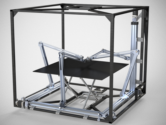 Quadrupteron Robot߅ΙCе3DģD SolidworksOӋ