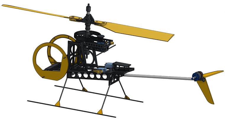 Single Rotor RC HeliֱCY3DD STEPʽ