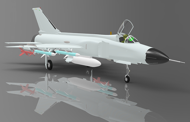 Shenyang J-8 II -8򚞓C^ģ3DD x_tʽ