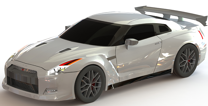 nissan-gtr-22܇ģ3DD SolidworksO(sh)Ӌ