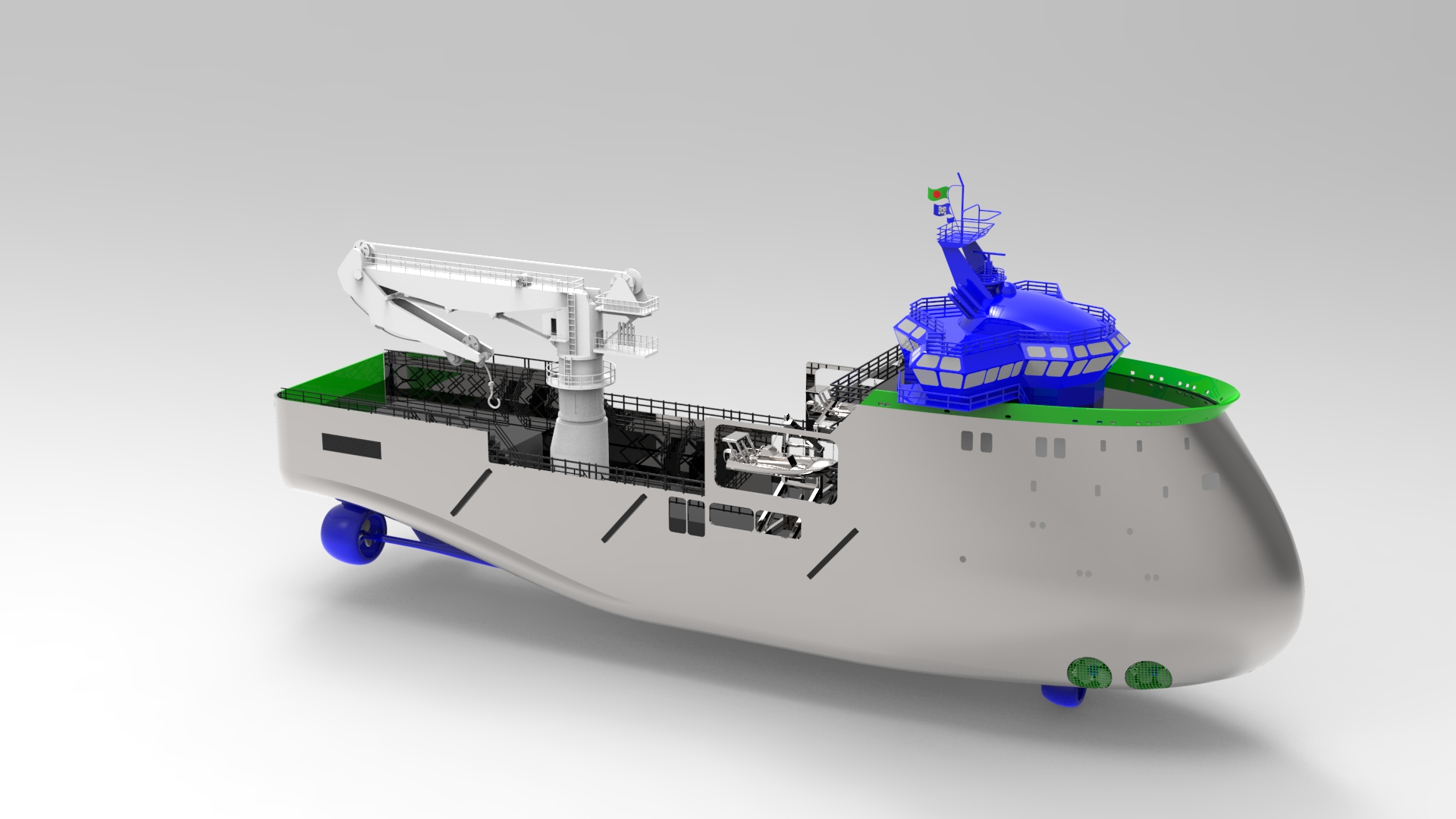 Offshore Shipϴ3DģD igsʽ