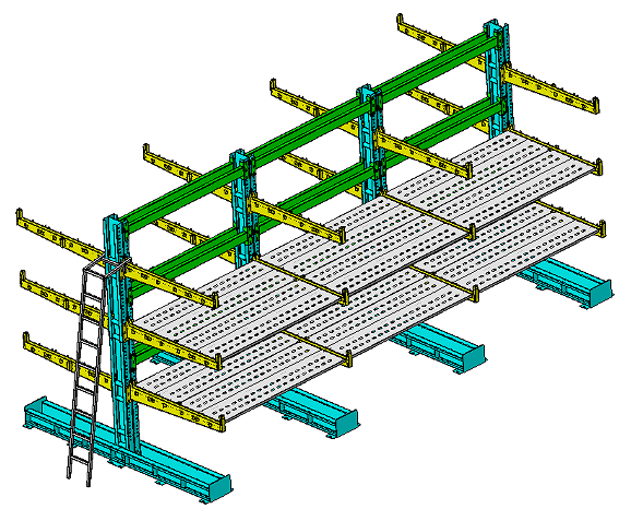 Shaped steel rack֧؛3DģD STEPʽ