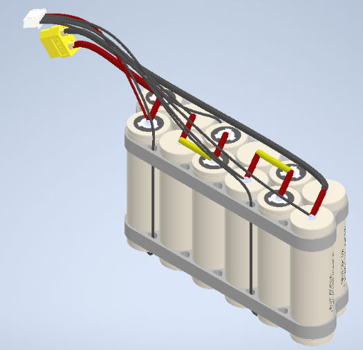 Li-Ion 6S2P 8400mAhx늳ؽM3DģD STEPʽ