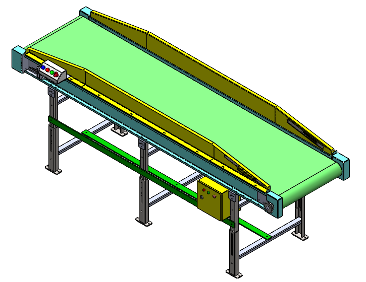 Power Belt Conveyor늄Ƥݔ͙C3D(sh)ģD STEPʽ