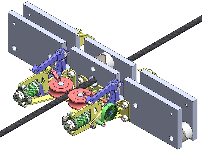 A quadrilateral mechanism߅ΙC3D(sh)ģD STEPʽ