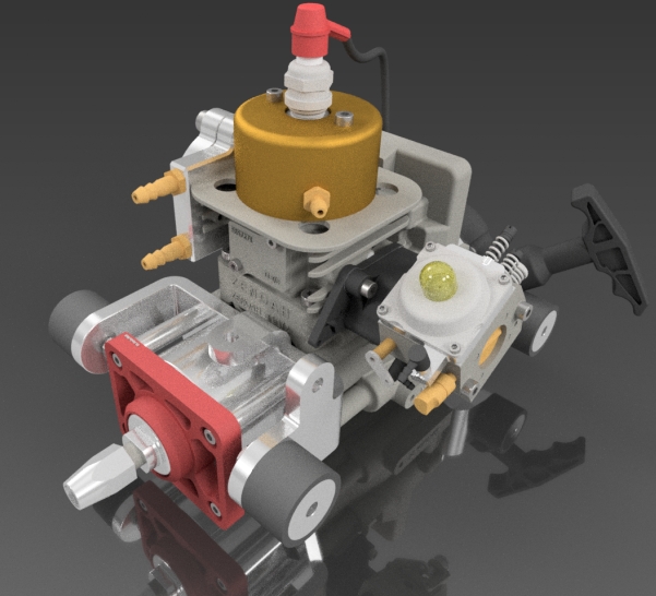 Zenoah 30cc_ȼlәC3DģD STPʽ