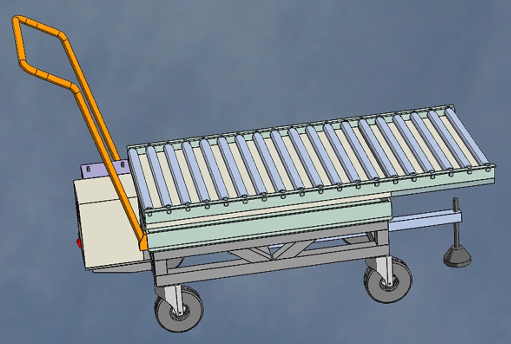 hydraulic lift truckƄʽҺ܇3DģD STPʽ