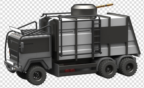Armoured Bin Lorryb܇3DD SolidworksOӋ STEP