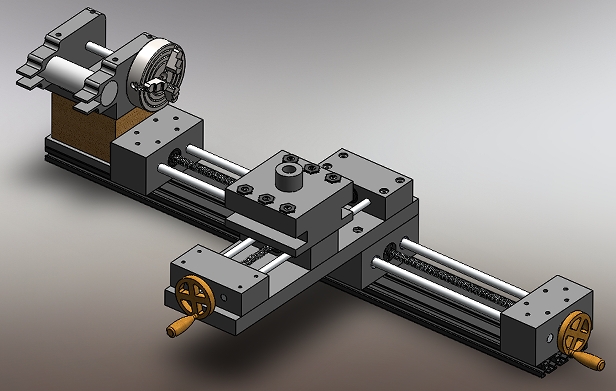 Mini Lathe MachineСľƹ܇3DģD SolidworksOӋ