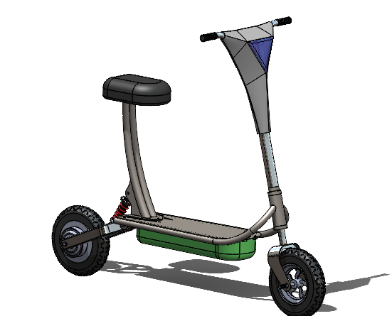 E-scooter̤܇3D(sh)ģD STEPʽ