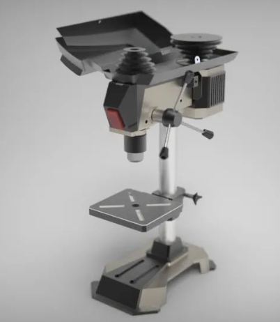 Futuristic Drill Pressِ@C3DģD SolidworksOӋ