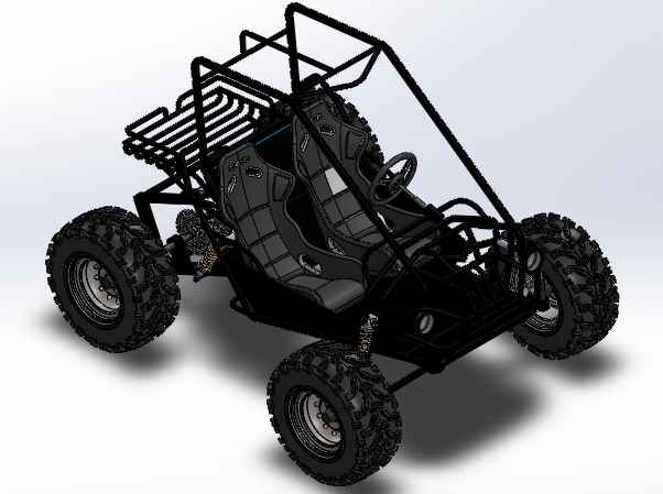 Off Road GokartpԽҰ܇3DģD SolidworksOӋ