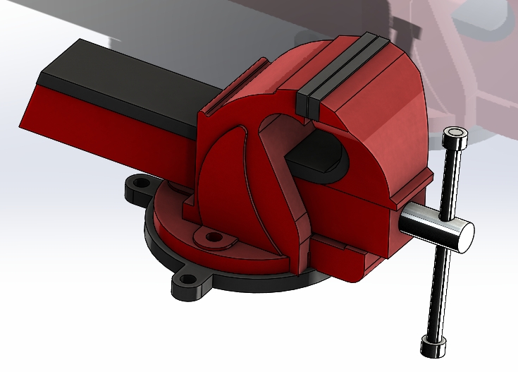 Morsa de mesa滢Qģ3DD SolidworksOӋ
