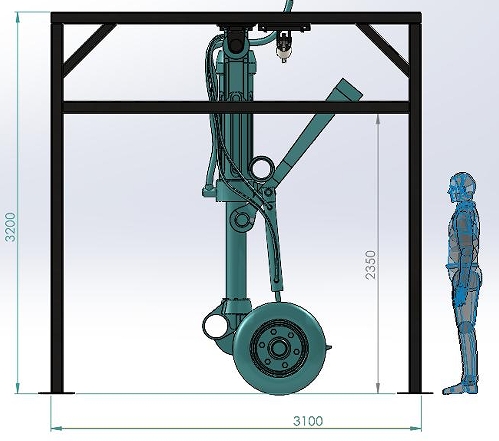 Landing Gear Shelf3DģD SolidworksOӋ
