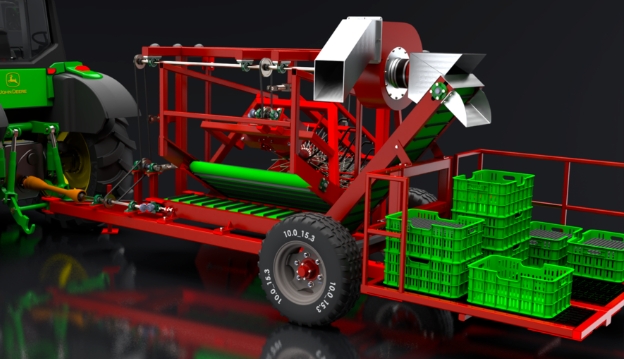 Fruit harvesterˮի@C3D(sh)ģD STEPʽ