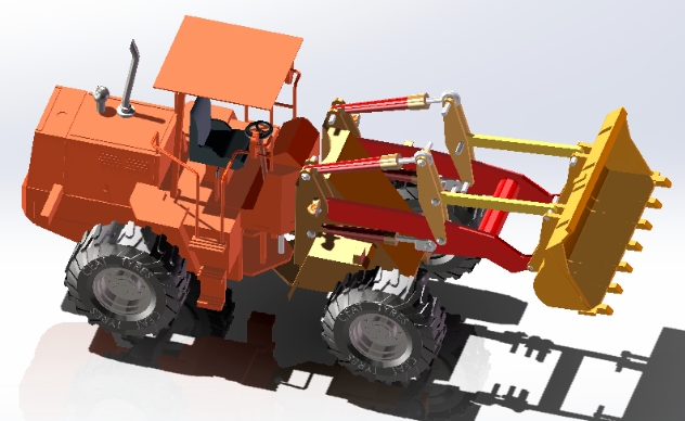 wheel-loader-70݆ʽbdC3DģD IGSʽ
