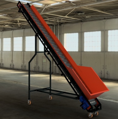 Inclined Conveyor Belt with FlightΰăAбݔ͎3DD igsʽ