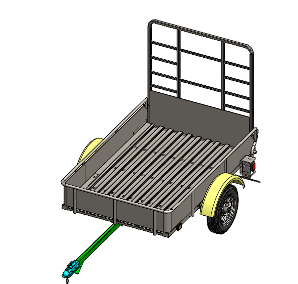 pickup-trailerƤ܇3D(sh)ģD IGSʽ