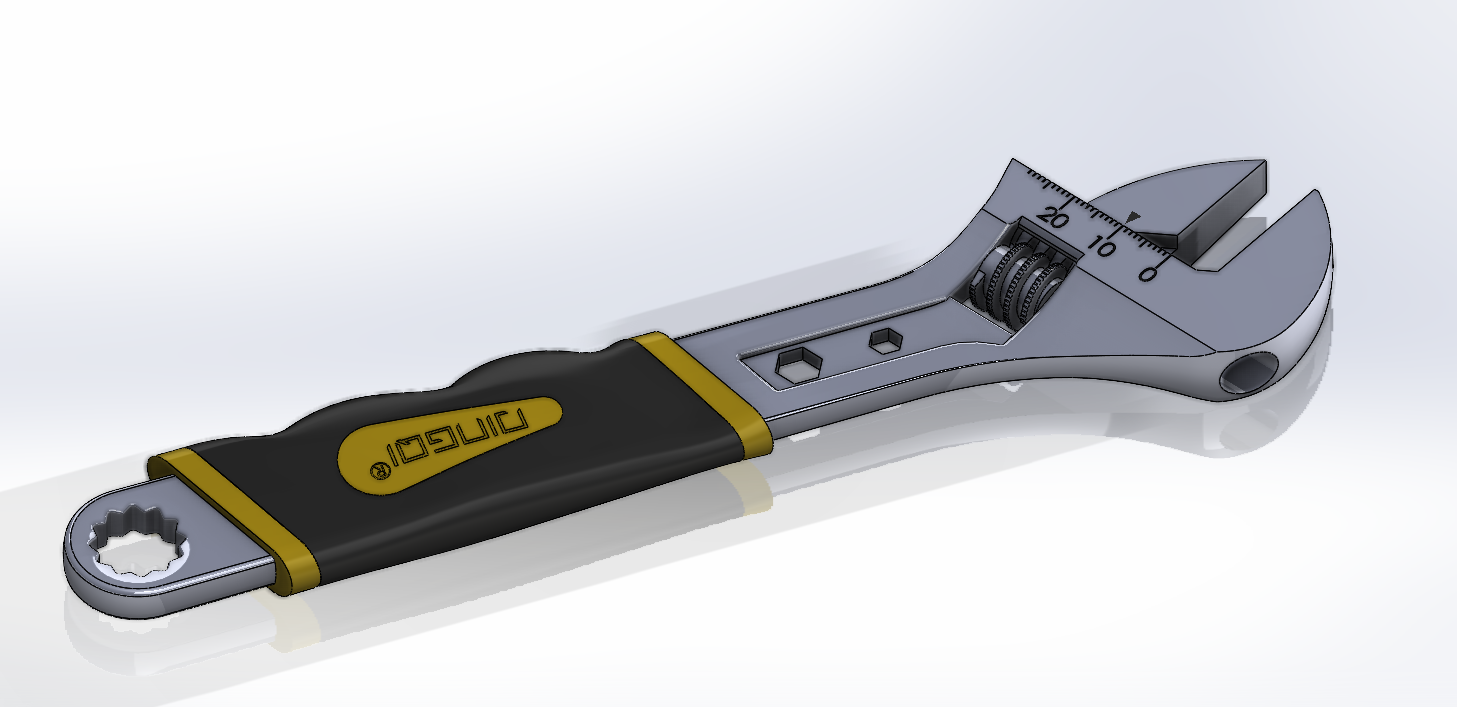 Adjustable+Wrench{İ3DģD+STEPʽ