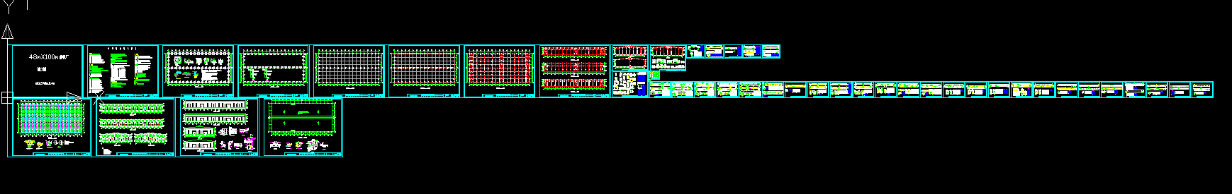 48mX100m\Sӹ܇gCADȫ׈D