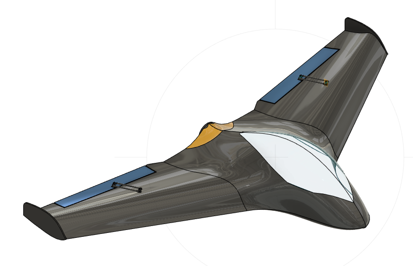 Fixed Wing Drone̶o˙C3DģD STEPʽ