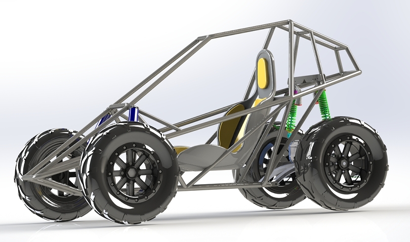 Electric cross kart늄ԽҰ܇ܽY3DD STEPʽ