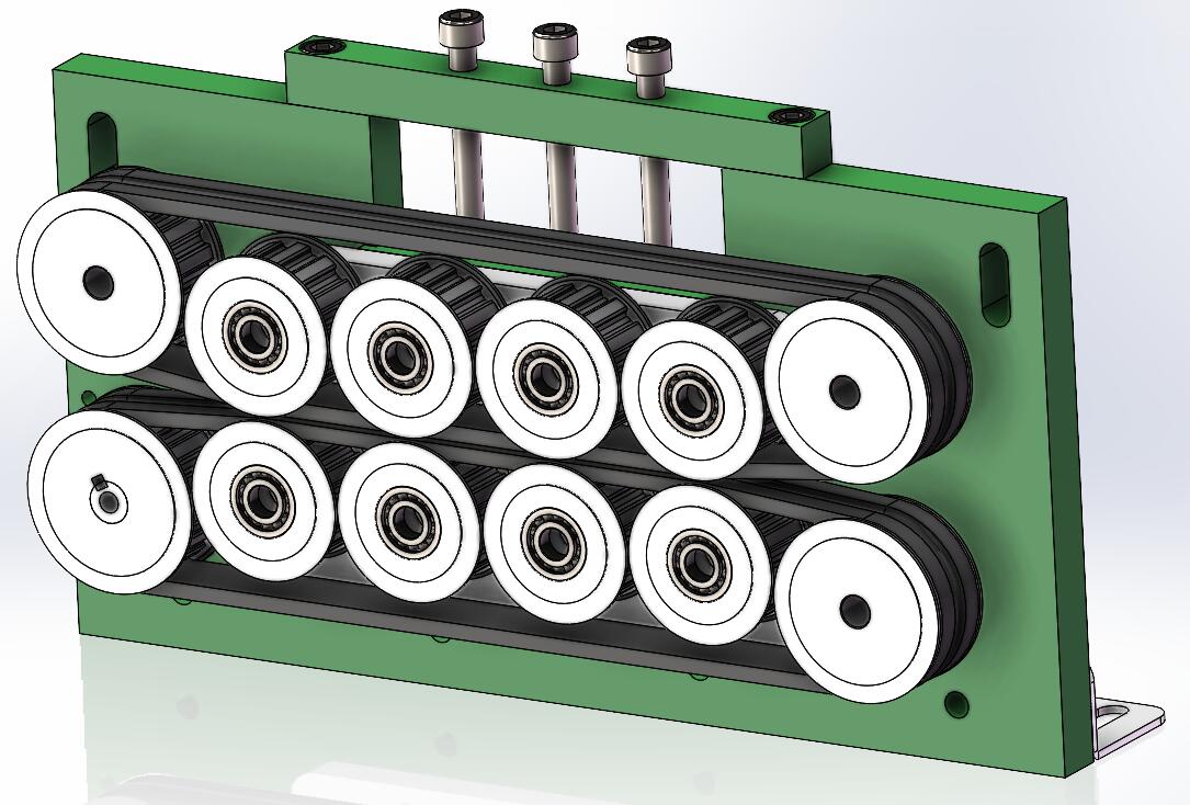 Automatic pipe bender feederԄ(dng)ܙC(j)M(jn)Y(ji)(gu)3DD SolidworksO(sh)Ӌ(j)